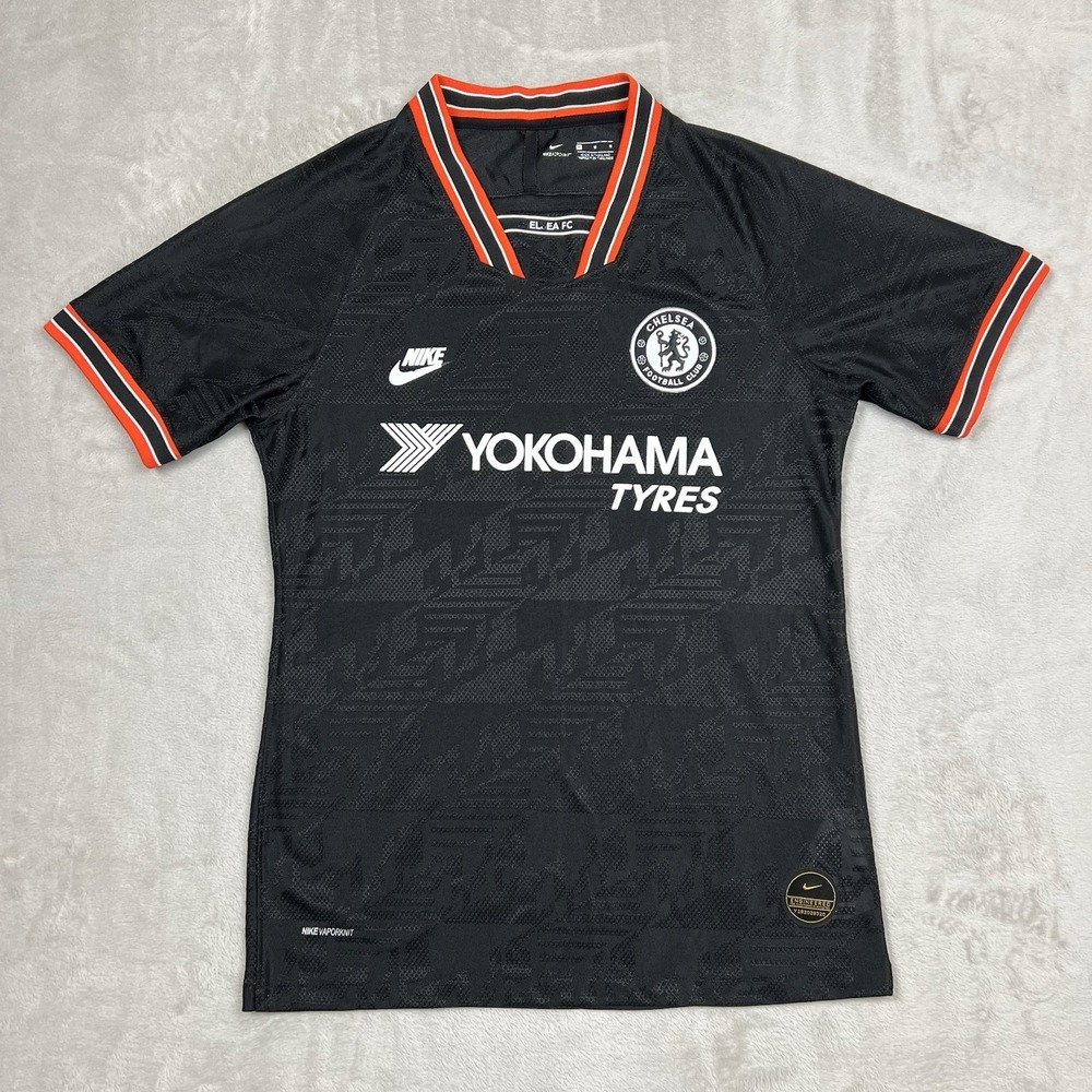 Nike Black and Orange Men's Jersey